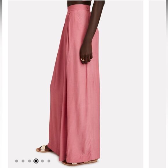 NWT SWF PINK WIDE LEG PLEAT Medium - Picture 7 of 14